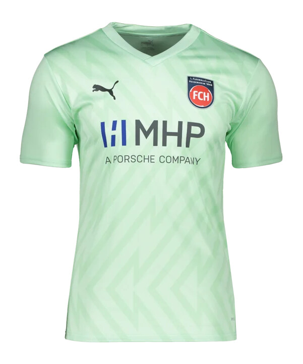 puma 1. fc heidenheim vratarski dres 20242025 dječji zeleni f60