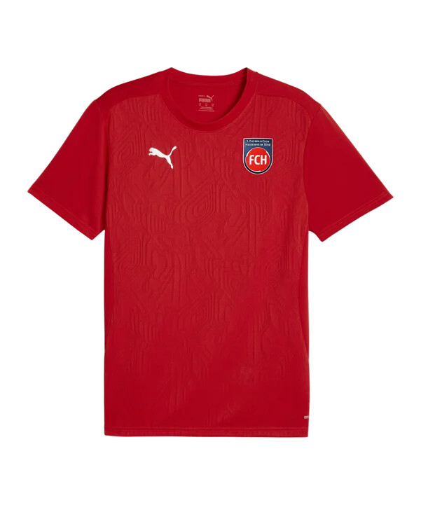 puma 1. fc heidenheim majica za trening crvena f01