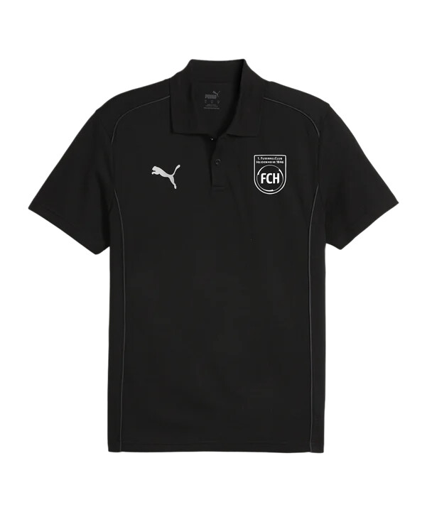 puma 1. fc heidenheim polo majica crna f03