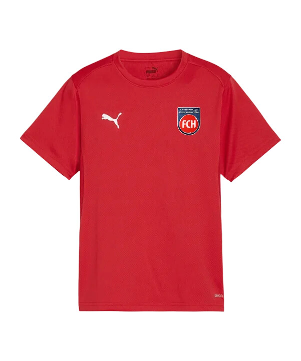puma 1.fc heidenheim trening majica za djecu crvena f01