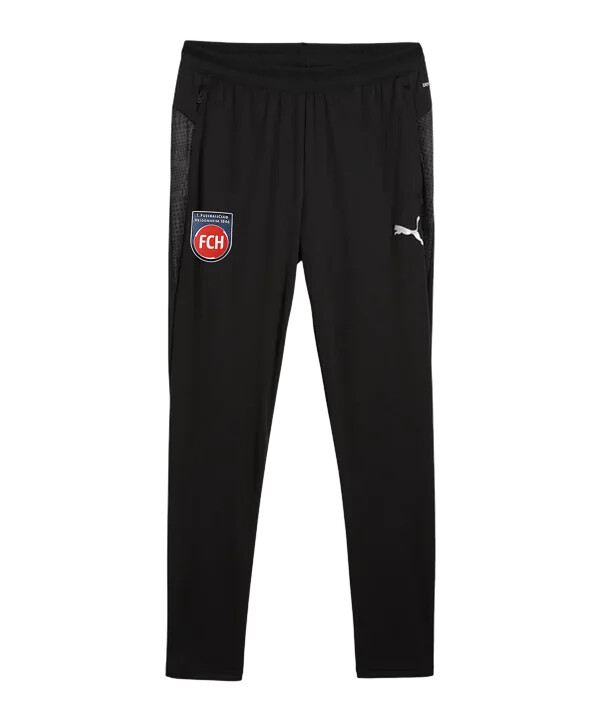 puma 1.fc heidenheim ležerne hlače crne f03