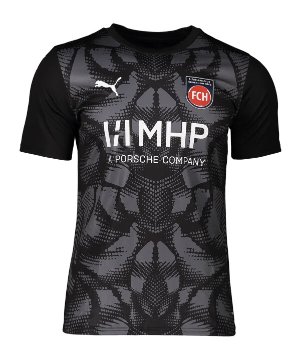 puma 1. fc heidenheim vratarski dres 20252026 dječji crni f03