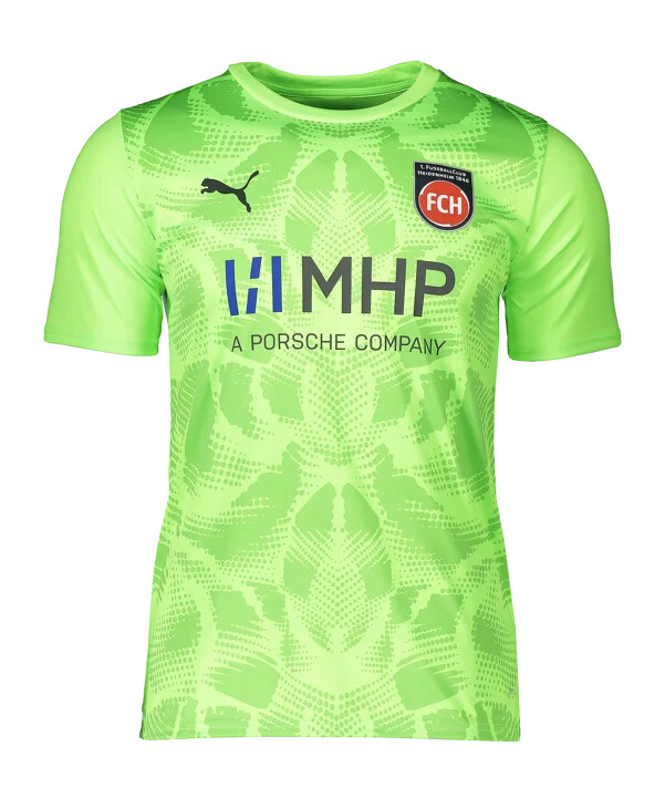 puma 1. fc heidenheim vratarski dres za djecu 20252026 zeleni f20