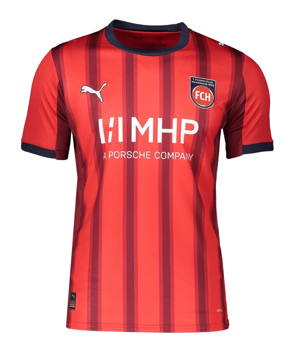 puma 1. fc heidenheim domaći dres 20252026 dječji crveni f01