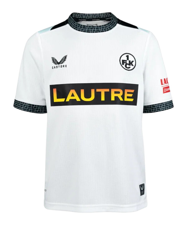 castore 1. fc kaiserslautern gostujući dres 20252026 dječji bijeli f003
