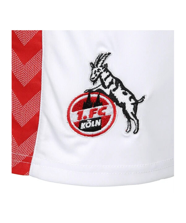 hummel 1. fc köln kratke hlače za djecu 20232024 bijele f9402