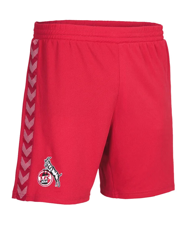 hummel 1. fc köln kratki gostujući dres 2023.2024. dječji crveni f3062