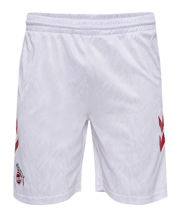 hummel 1. fc köln kratke hlače za domaće 20242025 bijela f9402