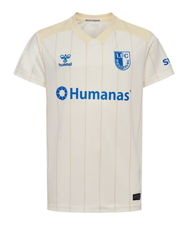 hummel 1. fc magdeburg gostujući dres 20252026 dječji bež f9806