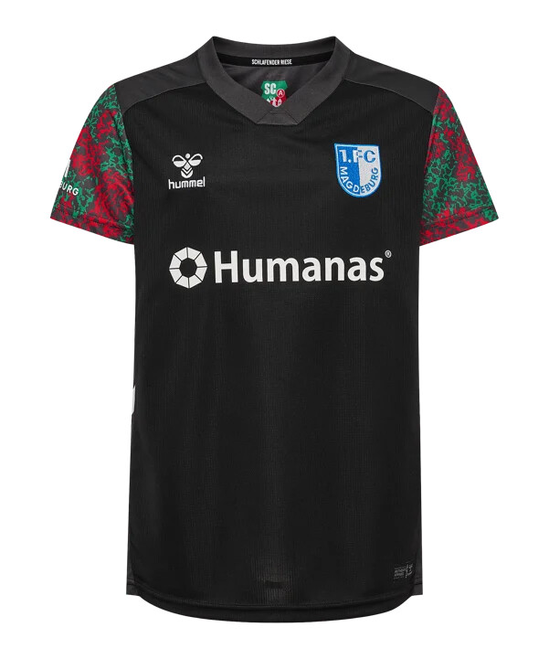 hummel 1. fc magdeburg dres 3. red 20252026 dječji crni f2001