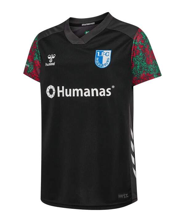 hummel 1. fc magdeburg dres 3. red 20252026 dječji crni f2001
