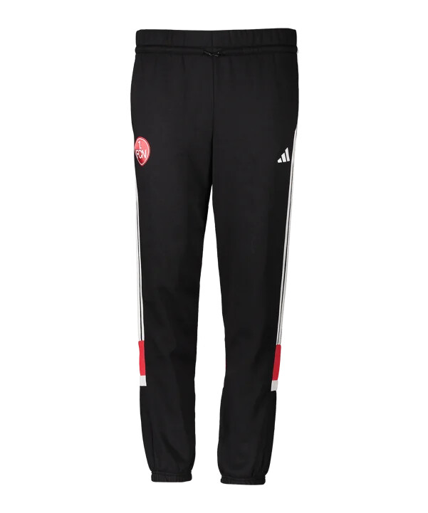 adidas 1. fc nürnberg trening hlače crne