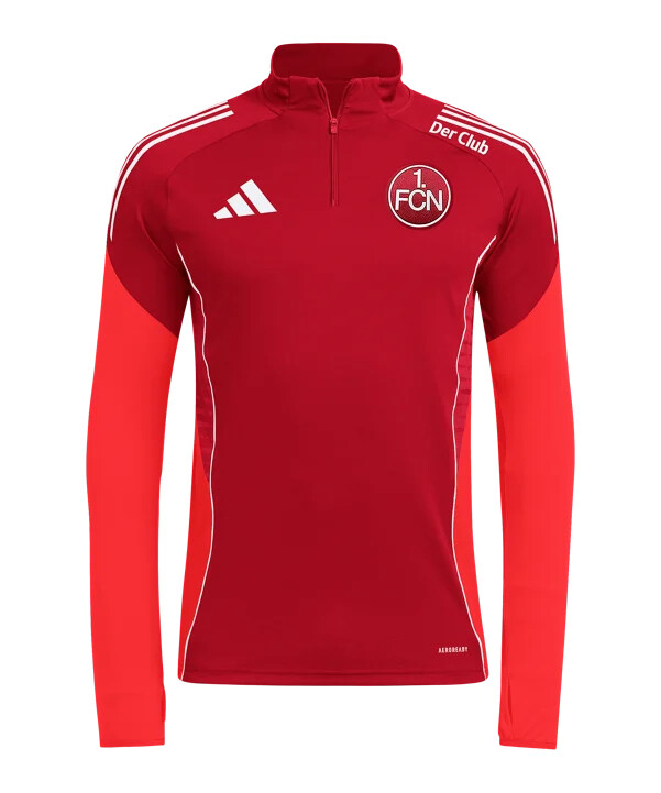 adidas 1. fc nürnberg majica s kapuljačom crvene boje