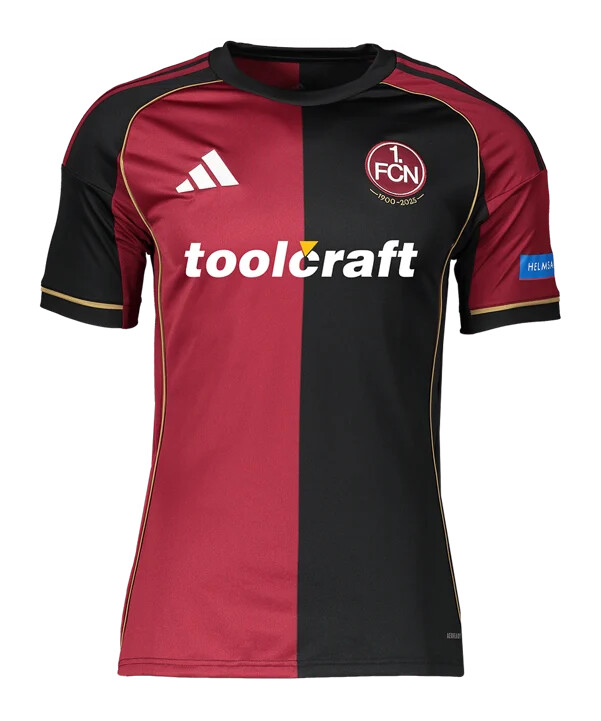 adidas 1. fc nürnberg domaći dres 20252026 ženski crveni