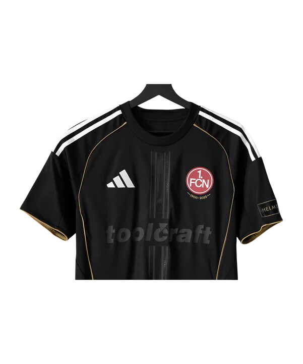 adidas 1. fc nürnberg europa jersey 20252026 crna