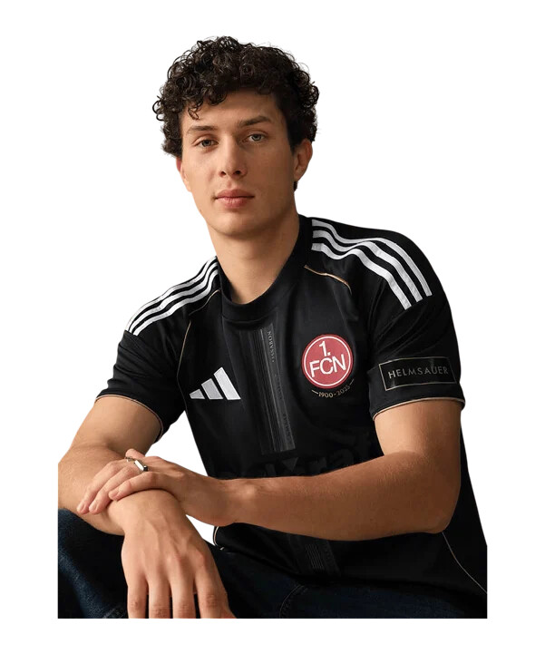 adidas 1. fc nürnberg europa jersey 20252026 crna
