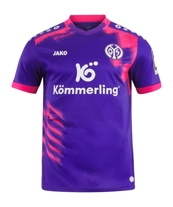 jako 1. fsv mainz 05 dres u gostima 20252026 dječji ljubičasti f656