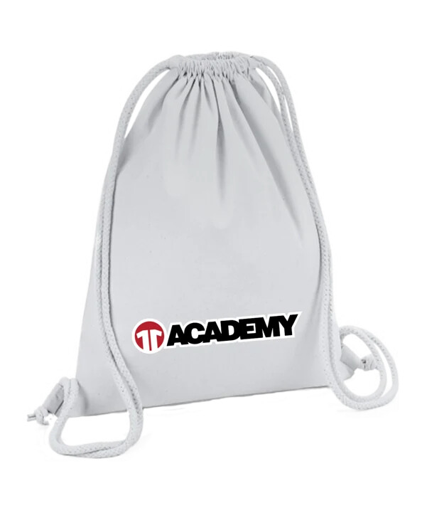 11ts academy gymbag lettering grau