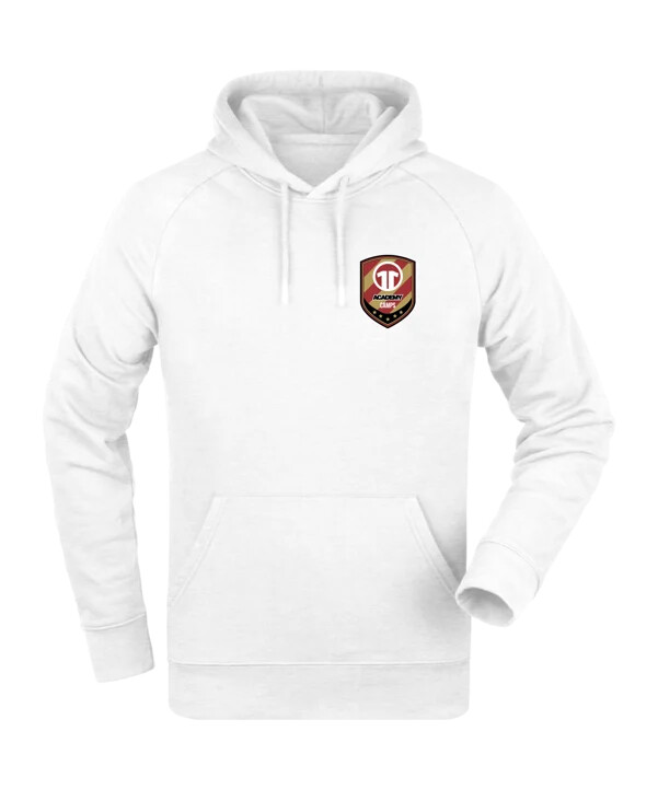 11ts academy majica s kapuljačom i logom na prsima bijela