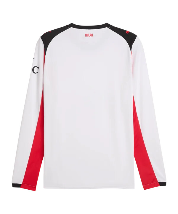 puma ac milan replika dugog rukava gostujući dres bijeli f02