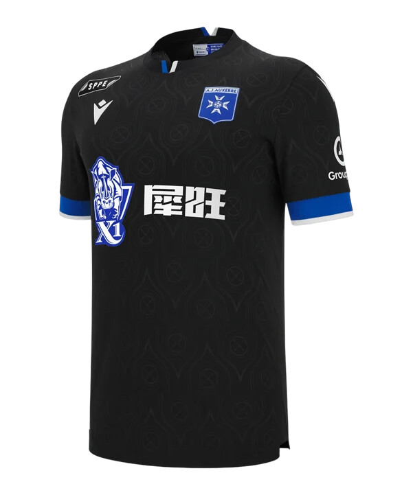 macron aj auxerre dres u gostima 20252026 crni