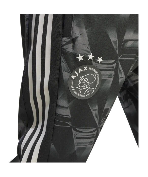 adidas ajax amsterdam hlače za trening crne