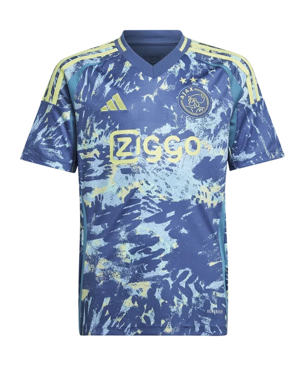 dječji gostujući dres adidas ajax amsterdam za sezonu 2024.2025. plavi