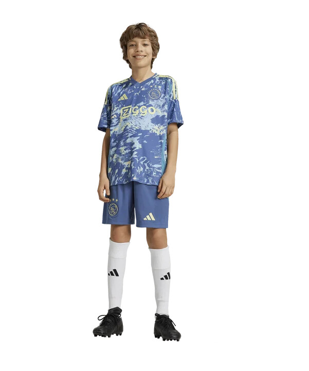 dječji gostujući dres adidas ajax amsterdam za sezonu 2024.2025. plavi
