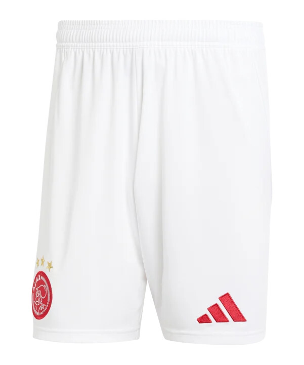 adidas ajax amsterdam kratke hlače za dom 20242025 bijela