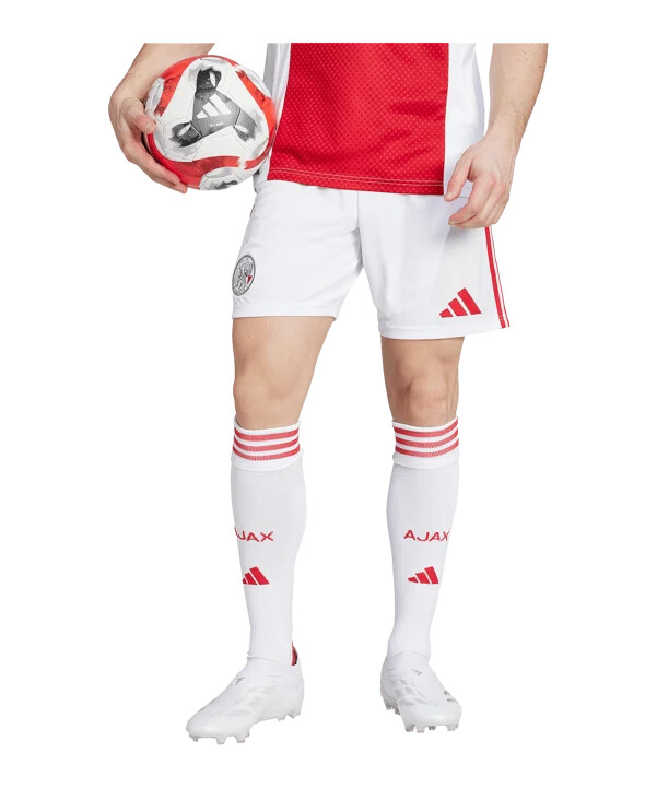 adidas ajax amsterdam domaće kratke hlače 20252026 bijele