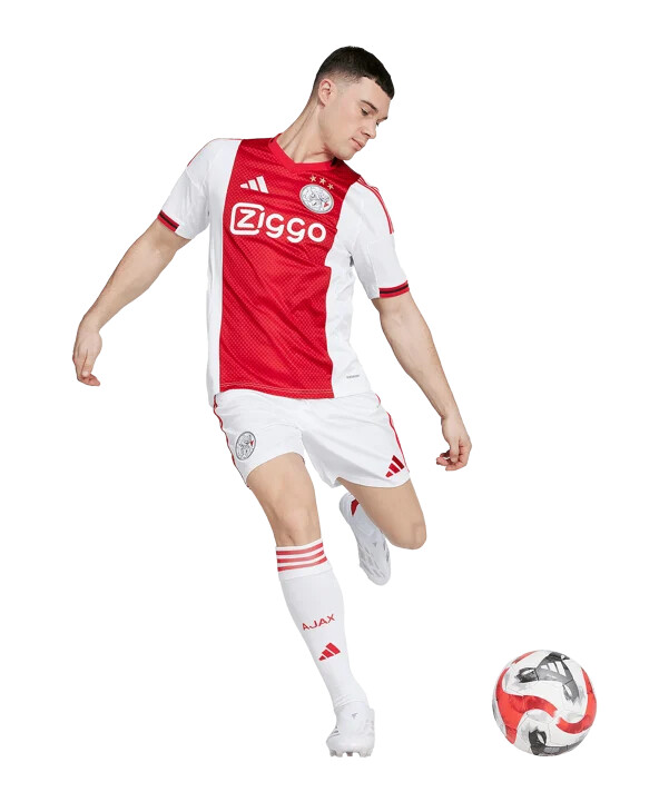 adidas ajax amsterdam domaće kratke hlače 20252026 bijele