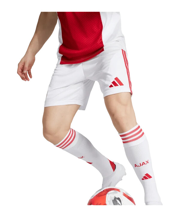 adidas ajax amsterdam domaće kratke hlače 20252026 bijele