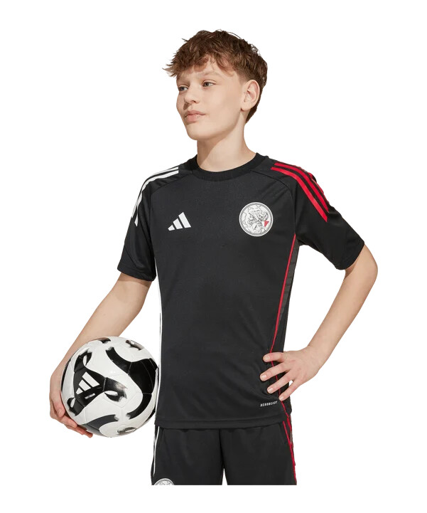 adidas ajax amsterdam majica za trening za djecu crna