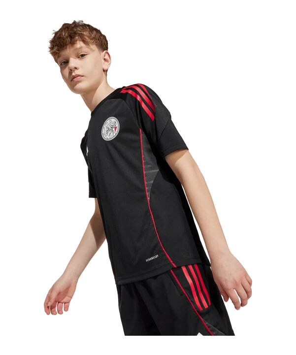 adidas ajax amsterdam majica za trening za djecu crna