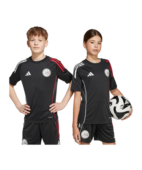 adidas ajax amsterdam majica za trening za djecu crna