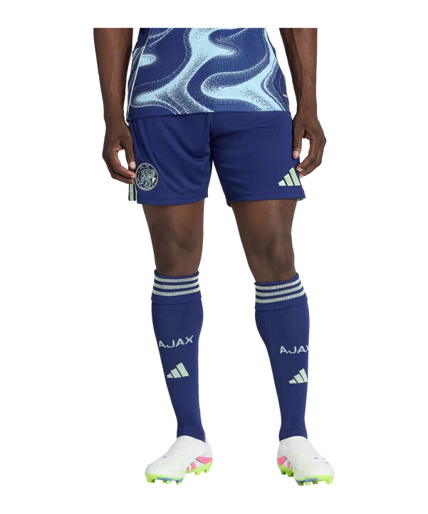 adidas ajax amsterdam kratke gostujuće majice 20252026 plave