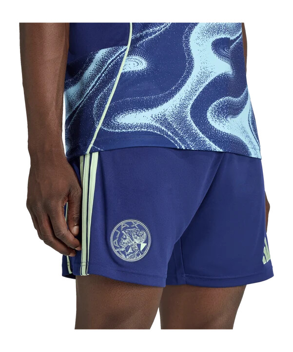 adidas ajax amsterdam kratke gostujuće majice 20252026 plave