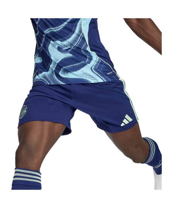 adidas ajax amsterdam kratke gostujuće majice 20252026 plave