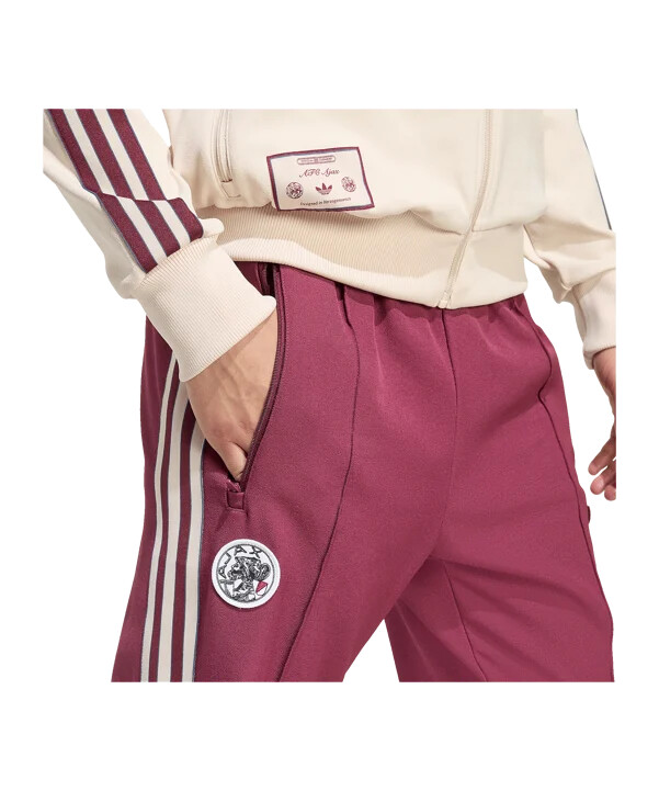 adidas ajax amsterdam icon crvene sportske hlače