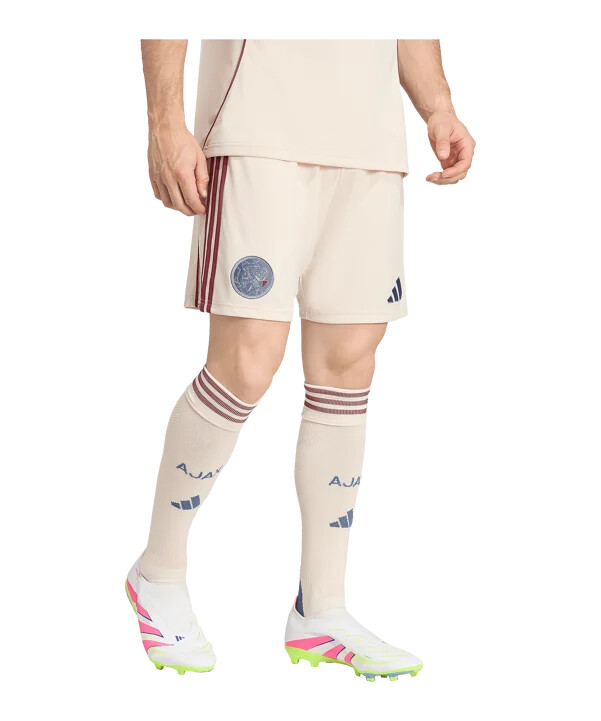 adidas ajax amsterdam short 3rd 20252026 bež