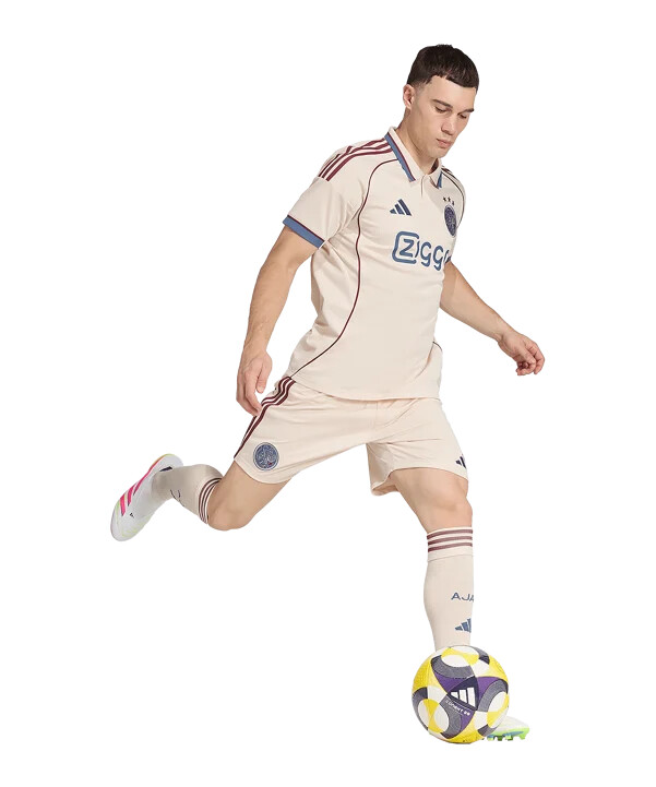 adidas ajax amsterdam short 3rd 20252026 bež