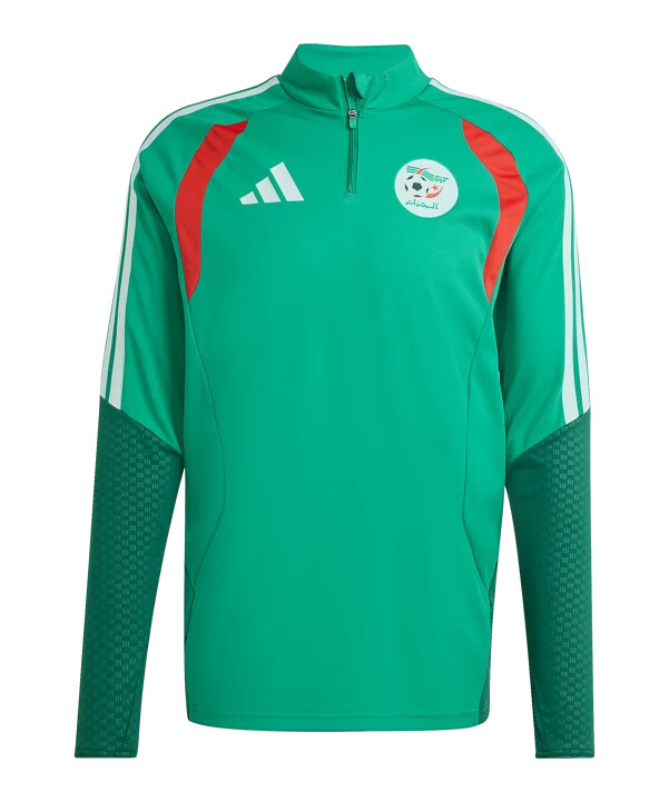 adidas algeria tiro majica za trening s patentnim zatvaračem zelena