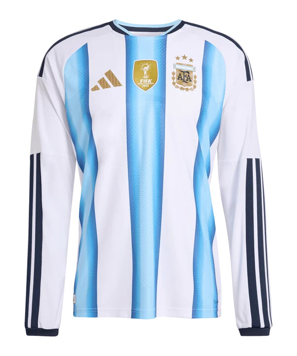 adidas argentina autentični domaći dres dugih rukava svjetskog prvenstva 2026. bijeli