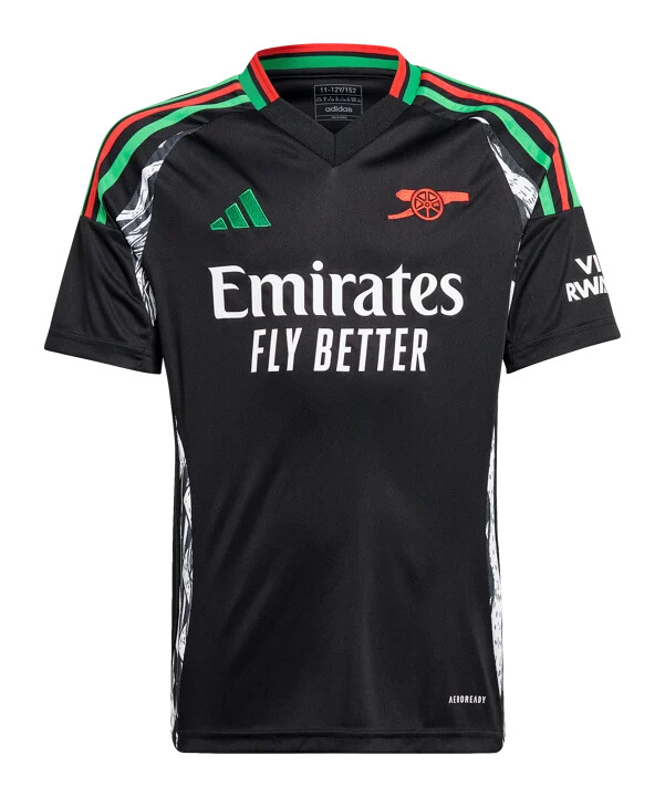 adidas fc arsenal london gostujući dres 20242025 dječji crni