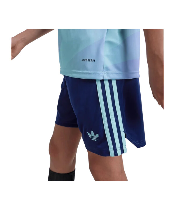 adidas originals fc arsenal london kratke hlače 3rd 20242025 kids crne