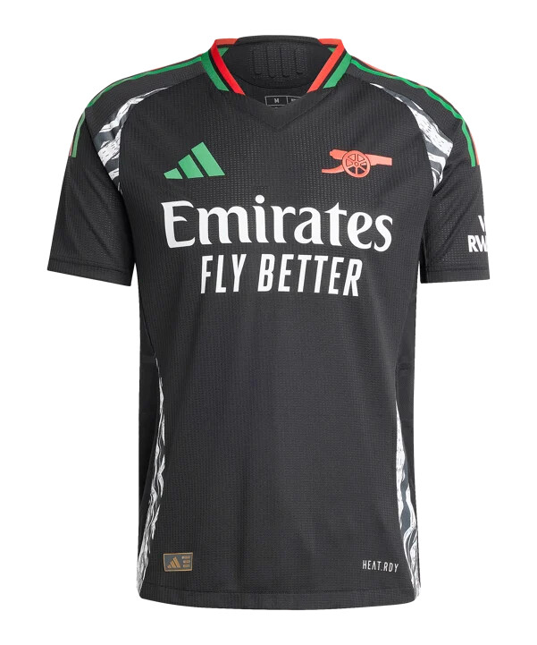 adidas fc arsenal london auth. gostujući dres 2024.2025. crni