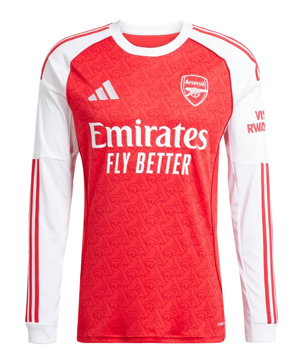 adidas fc arsenal london domaći dres dugih rukava 20252026 crveni