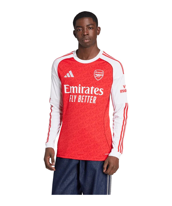 adidas fc arsenal london domaći dres dugih rukava 20252026 crveni