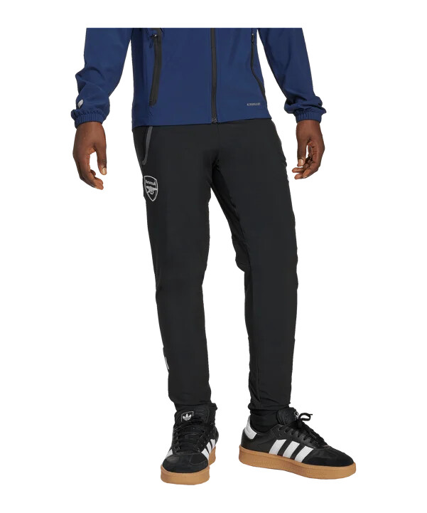 adidas fc arsenal london vis tech putne hlače za djecu crne boje