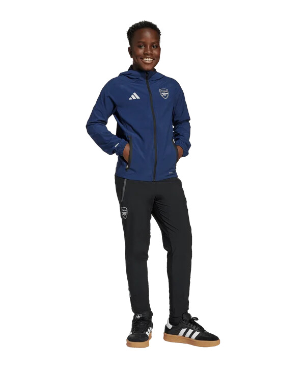adidas fc arsenal london vis tech putne hlače za djecu crne boje